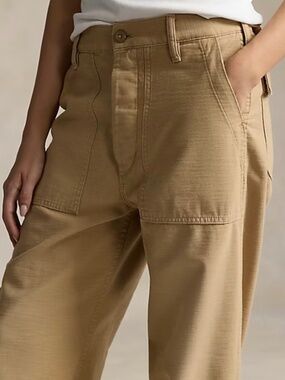 Polo Ralph Lauren cotton Sateen Utility Cargo Pants Size 2